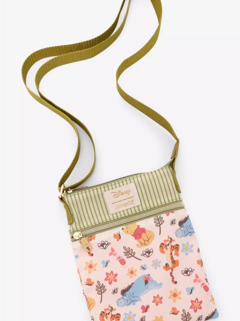 Loungefly Disney Winnie The Pooh Floral Passport Crossbody